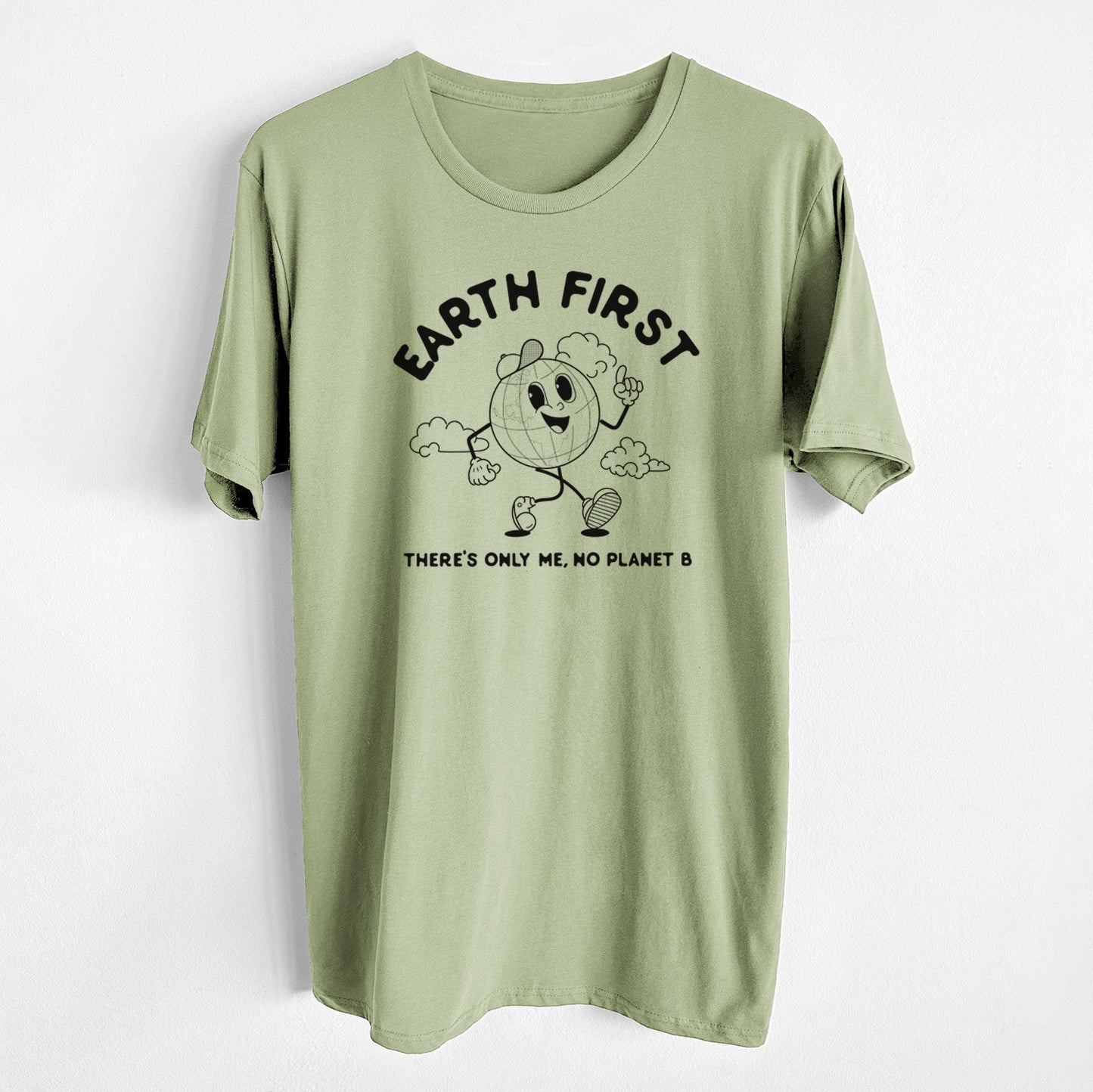 Earth First - There's Only Me, No Planet B - Unisex Crewneck - Made in USA - 100% Organic Cotton