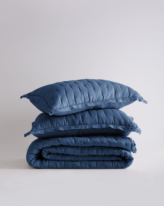 European Linen Dream Quilt Set