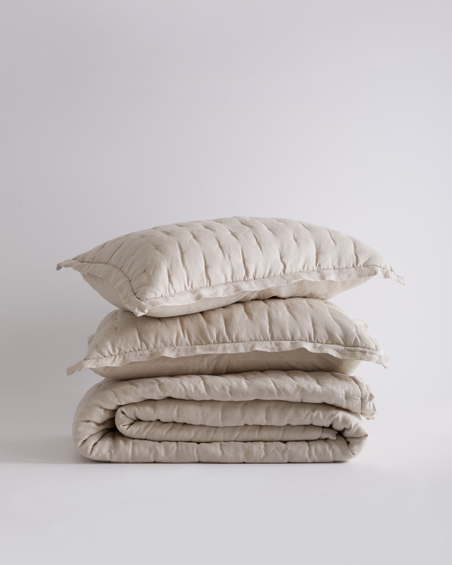 European Linen Dream Quilt Set