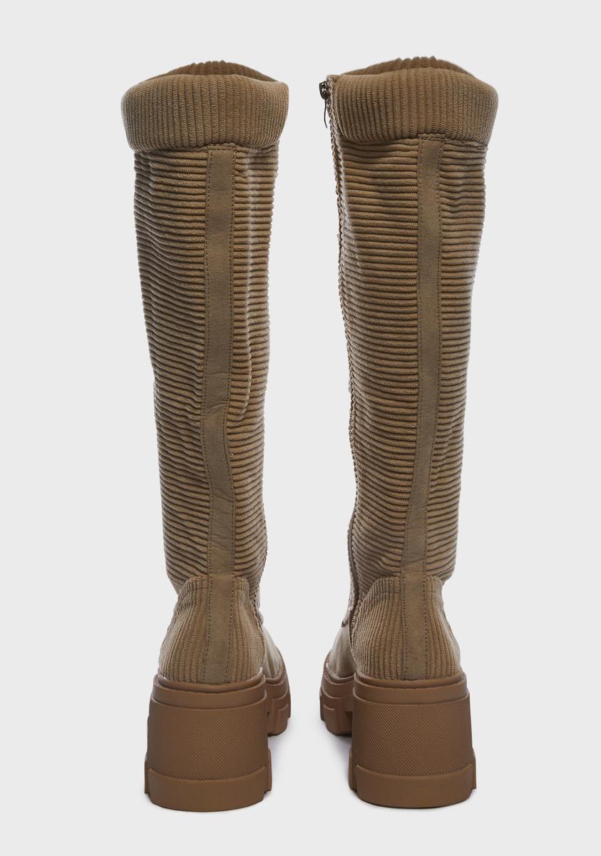 Copper High Class Cutie Combat Boots