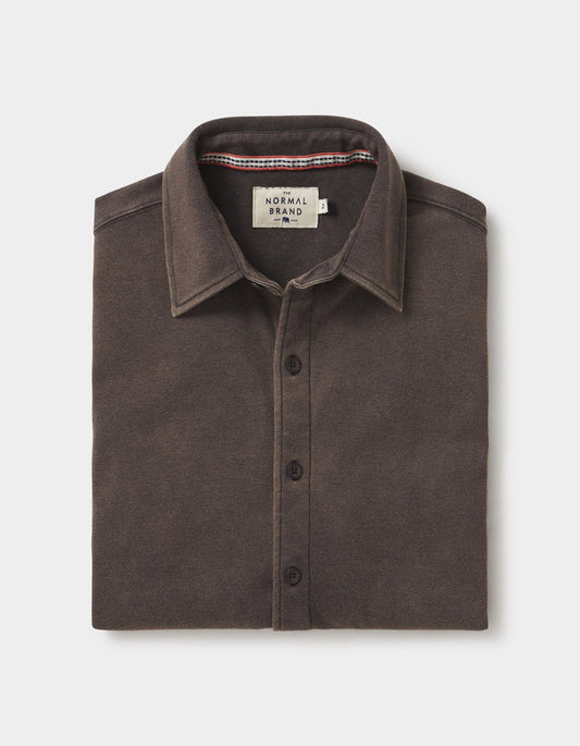 Puremeso Acid Wash Button Up Shirt