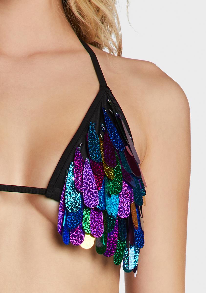 Rainbow Angel Dust Bra Top
