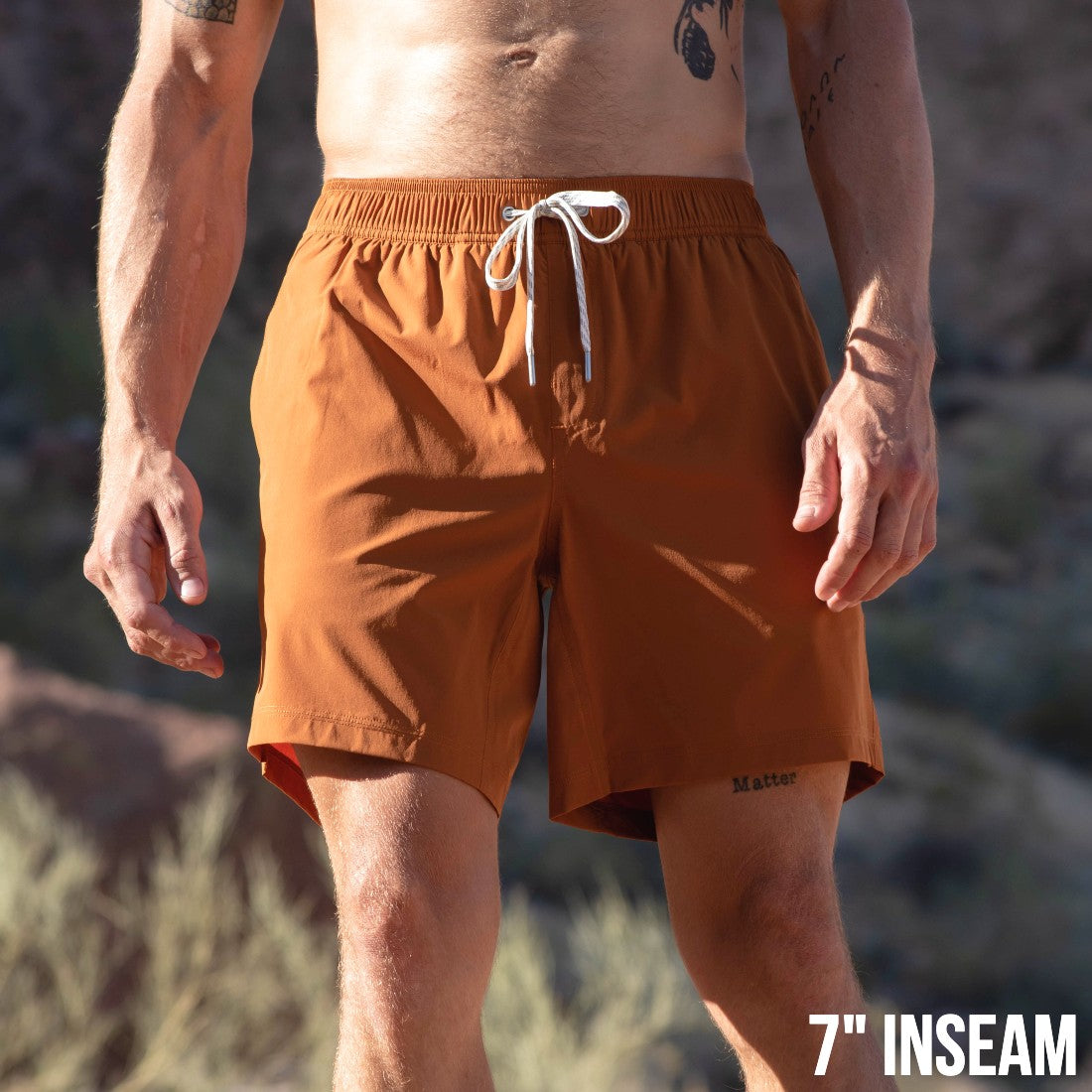 Flow Short - Turmeric - 7" front
