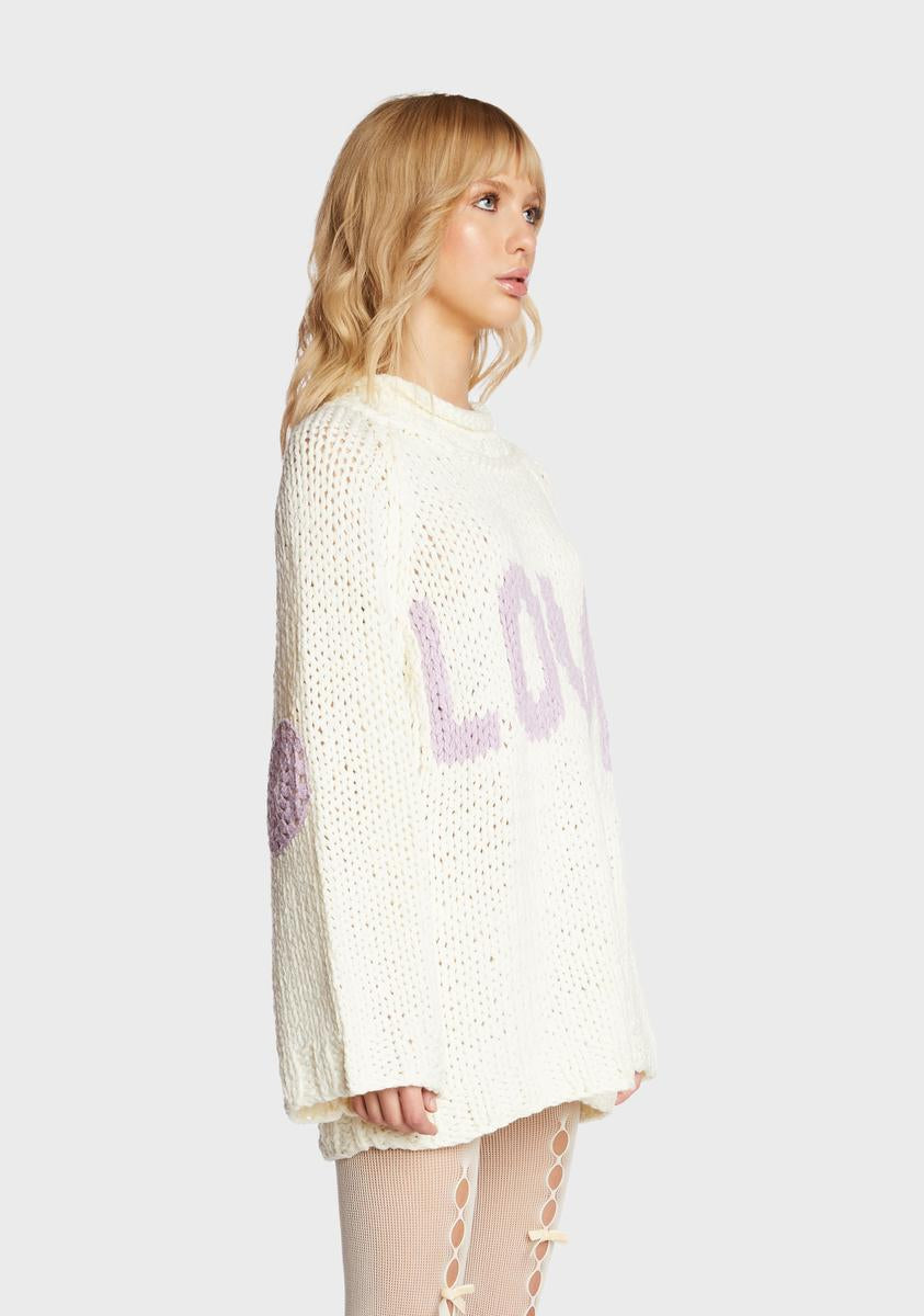 Love Hypothesis Oversized Sweater