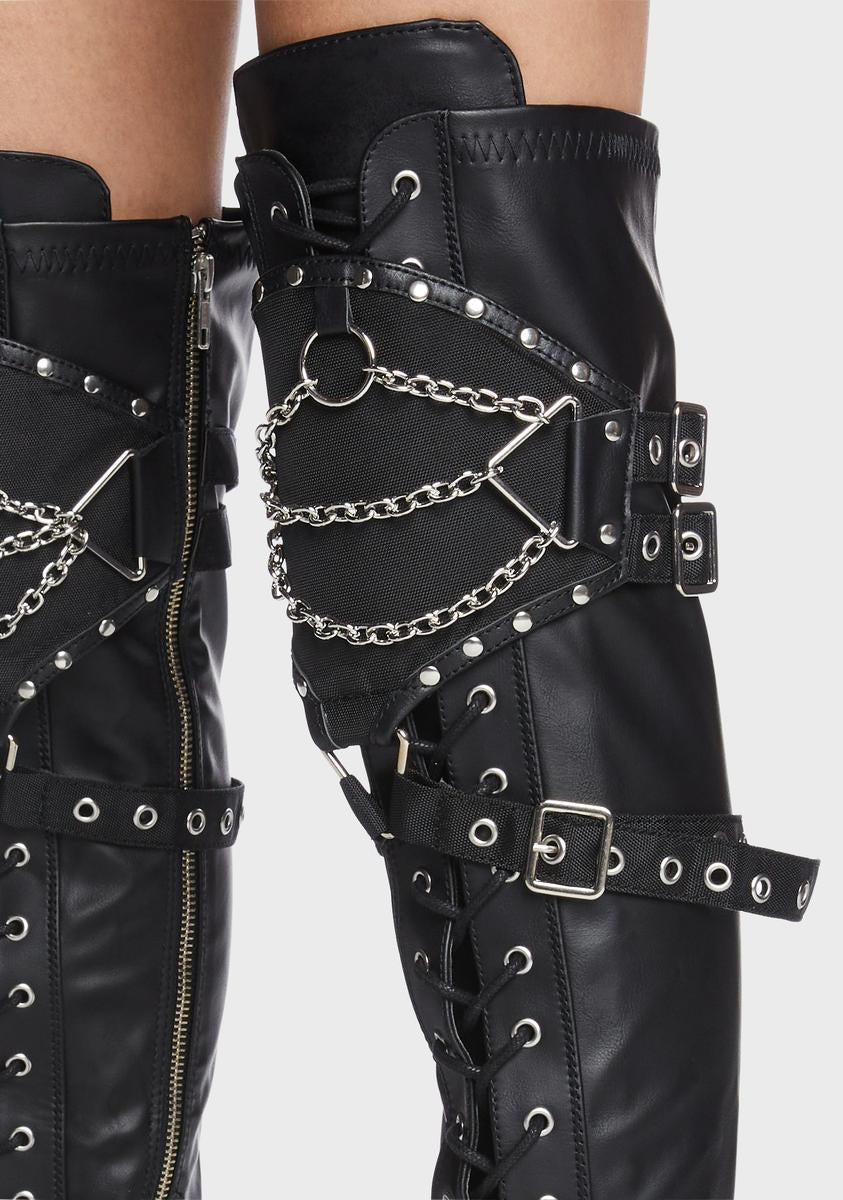 Renegade-320 Knee High Boots