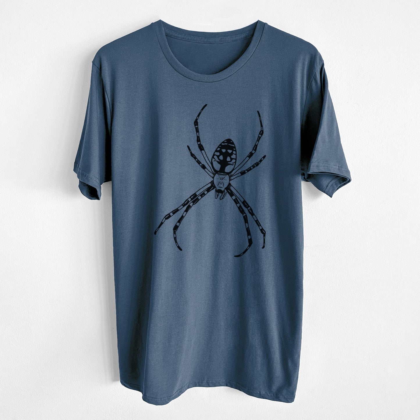 Argiope aurantia - Yellow Garden Spider - Unisex Crewneck - Made in USA - 100% Organic Cotton