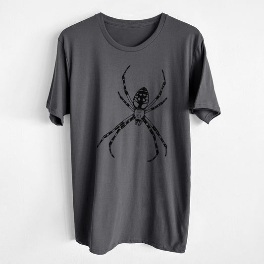 Argiope aurantia - Yellow Garden Spider - Unisex Crewneck - Made in USA - 100% Organic Cotton