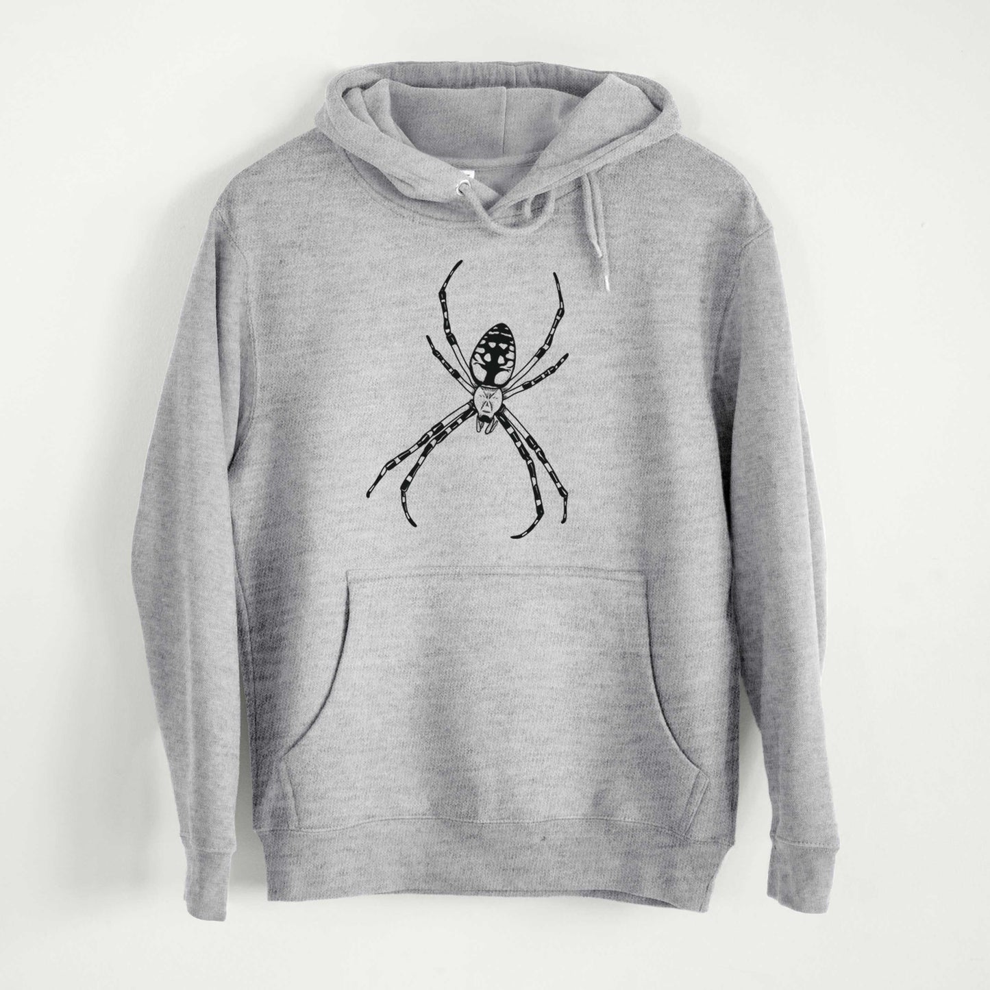 Argiope aurantia - Yellow Garden Spider  - Mid-Weight Unisex Premium Blend Hoodie