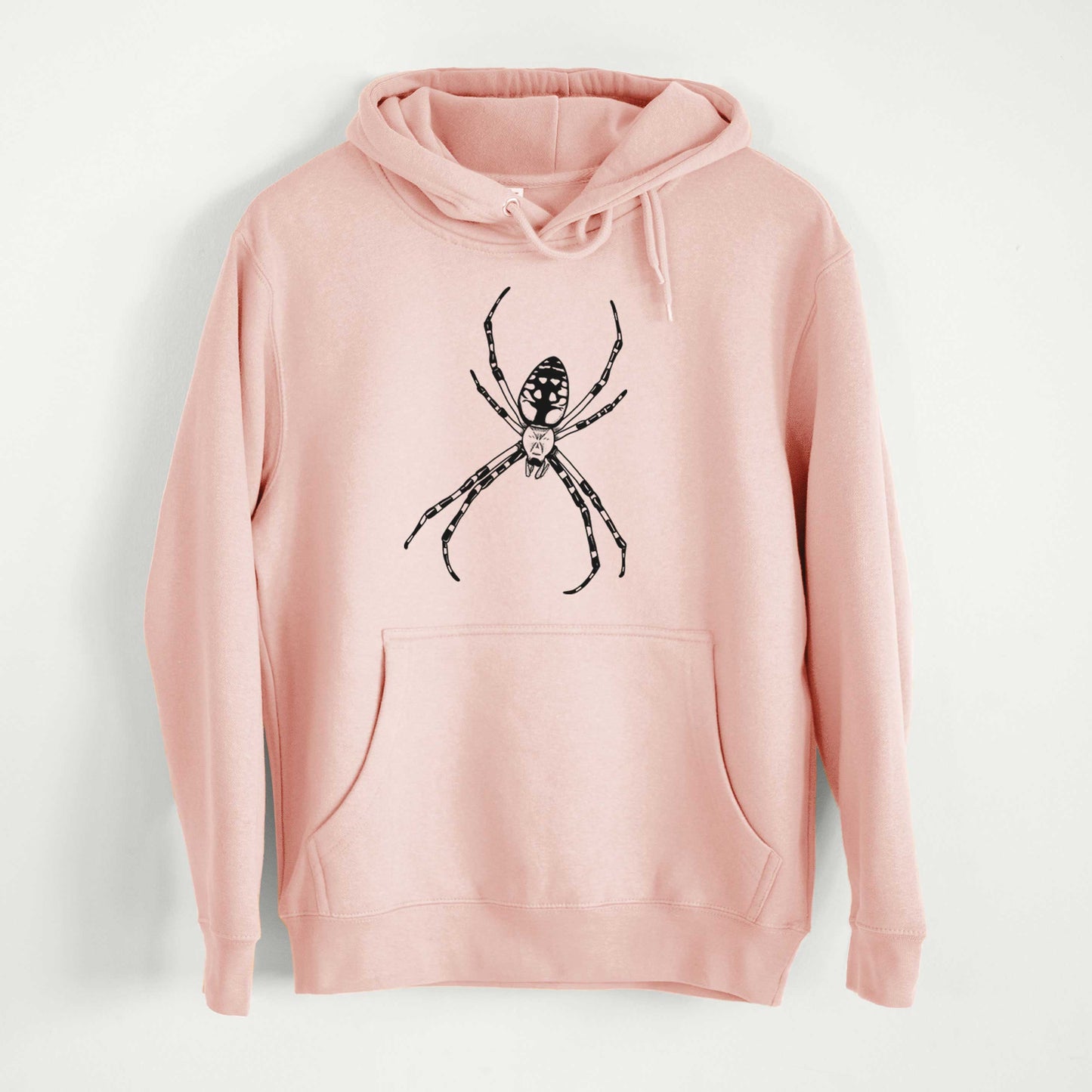 Argiope aurantia - Yellow Garden Spider  - Mid-Weight Unisex Premium Blend Hoodie