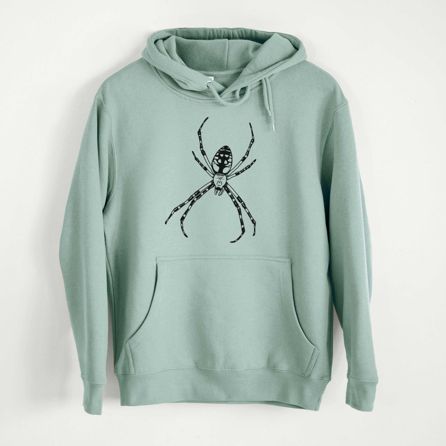 Argiope aurantia - Yellow Garden Spider  - Mid-Weight Unisex Premium Blend Hoodie