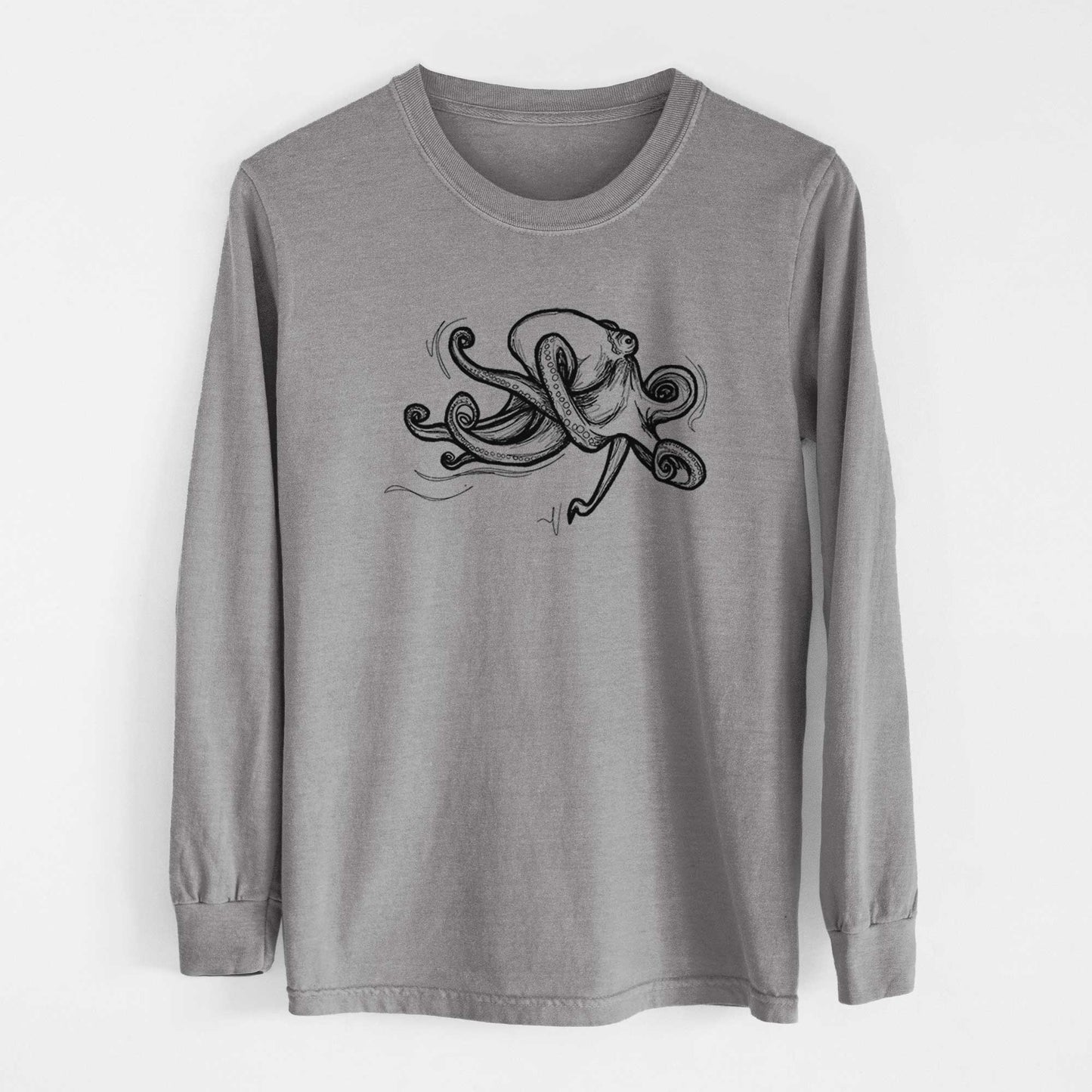 Giant Pacific Octopus - Heavyweight 100% Cotton Long Sleeve