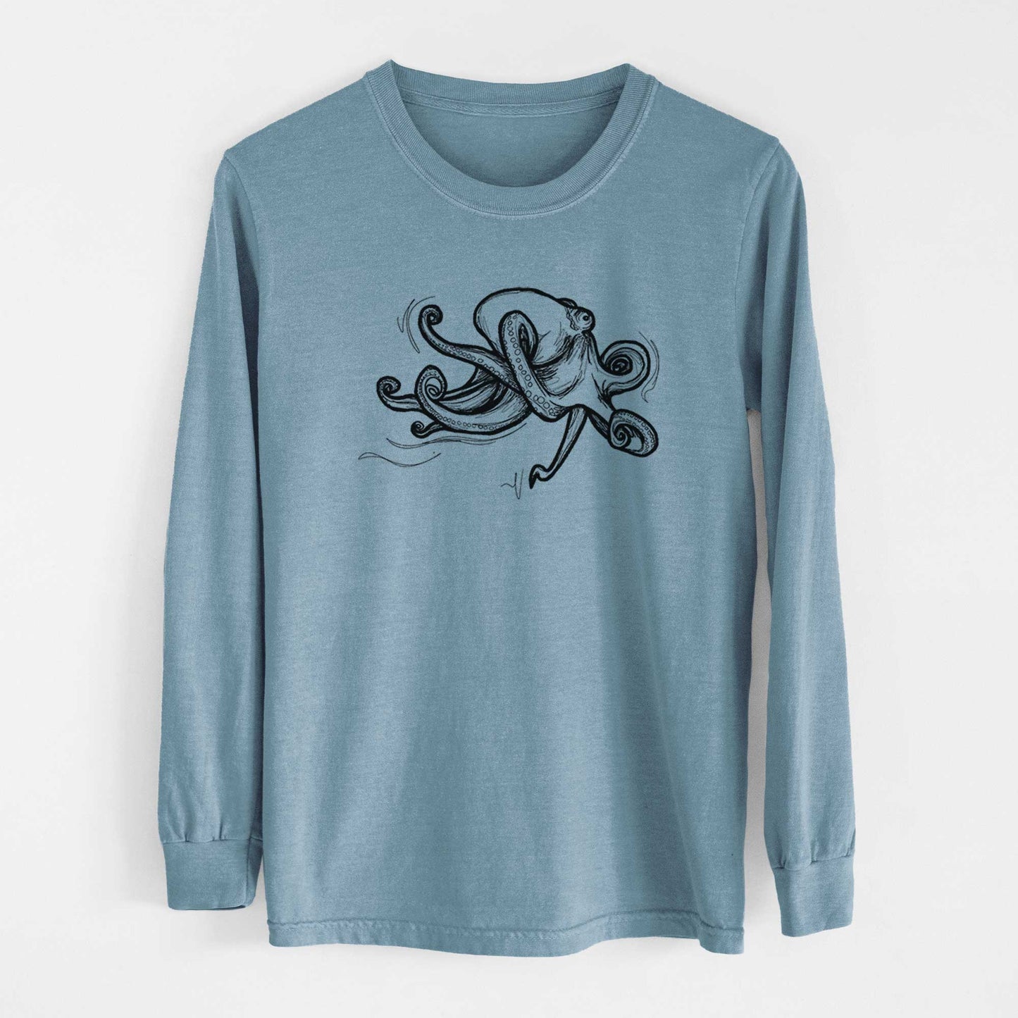 Giant Pacific Octopus - Heavyweight 100% Cotton Long Sleeve
