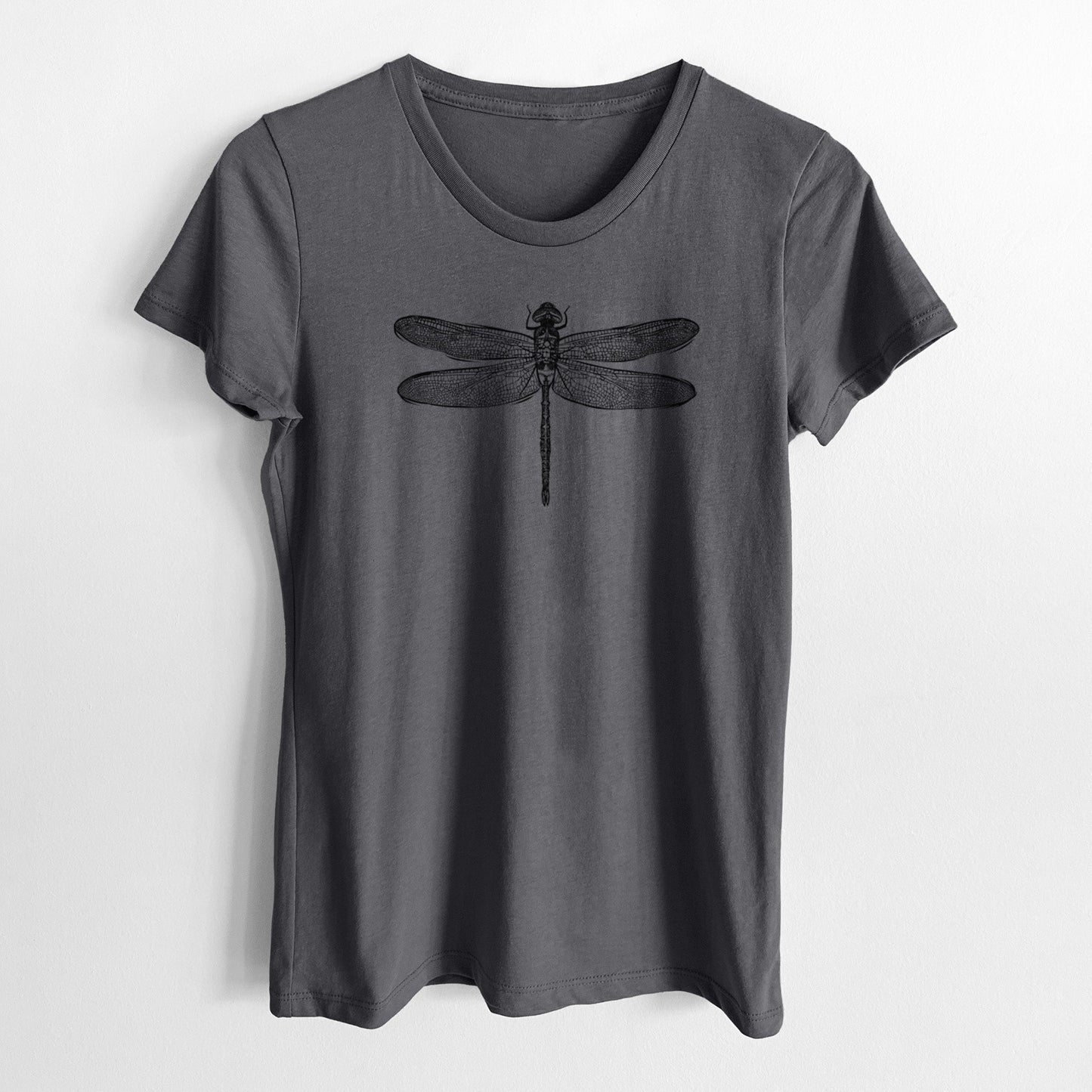 Anax Junius - Green Darner Dragonfly - Women's Crewneck - Made in USA - 100% Organic Cotton