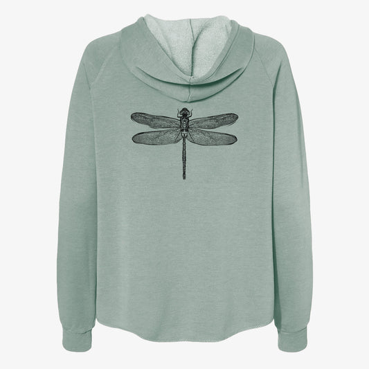 Anax Junius - Green Darner Dragonfly - Women's Cali Wave Zip-Up Sweatshirt