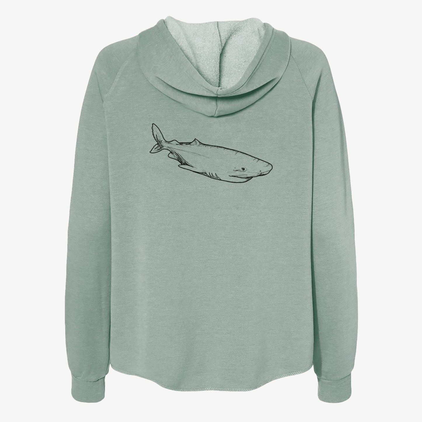 Greenland Shark - Women's Cali Wave Zip-Up Sweatshirt