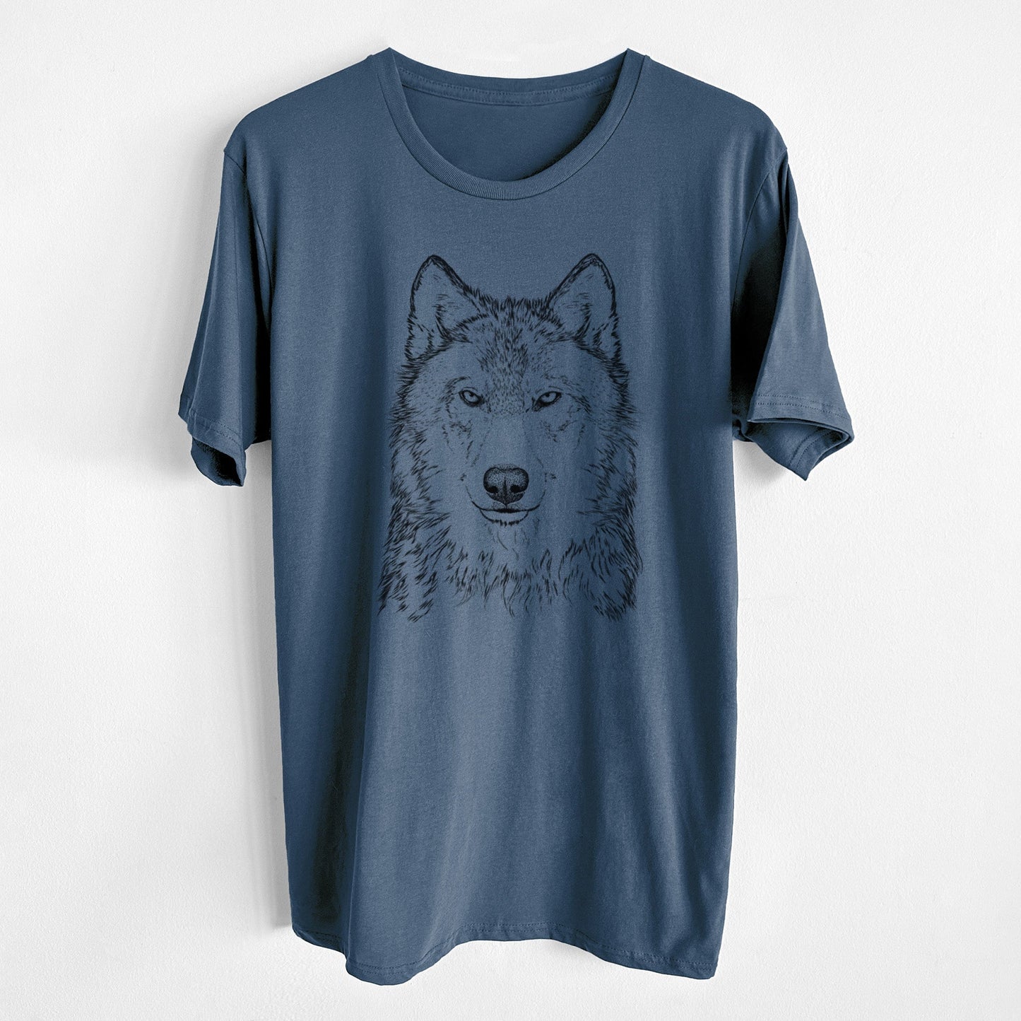 Grey Wolf - Canis lupus - Unisex Crewneck - Made in USA - 100% Organic Cotton