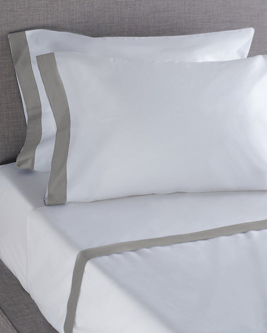 Luxe Italian Cotton Border Sheet Set