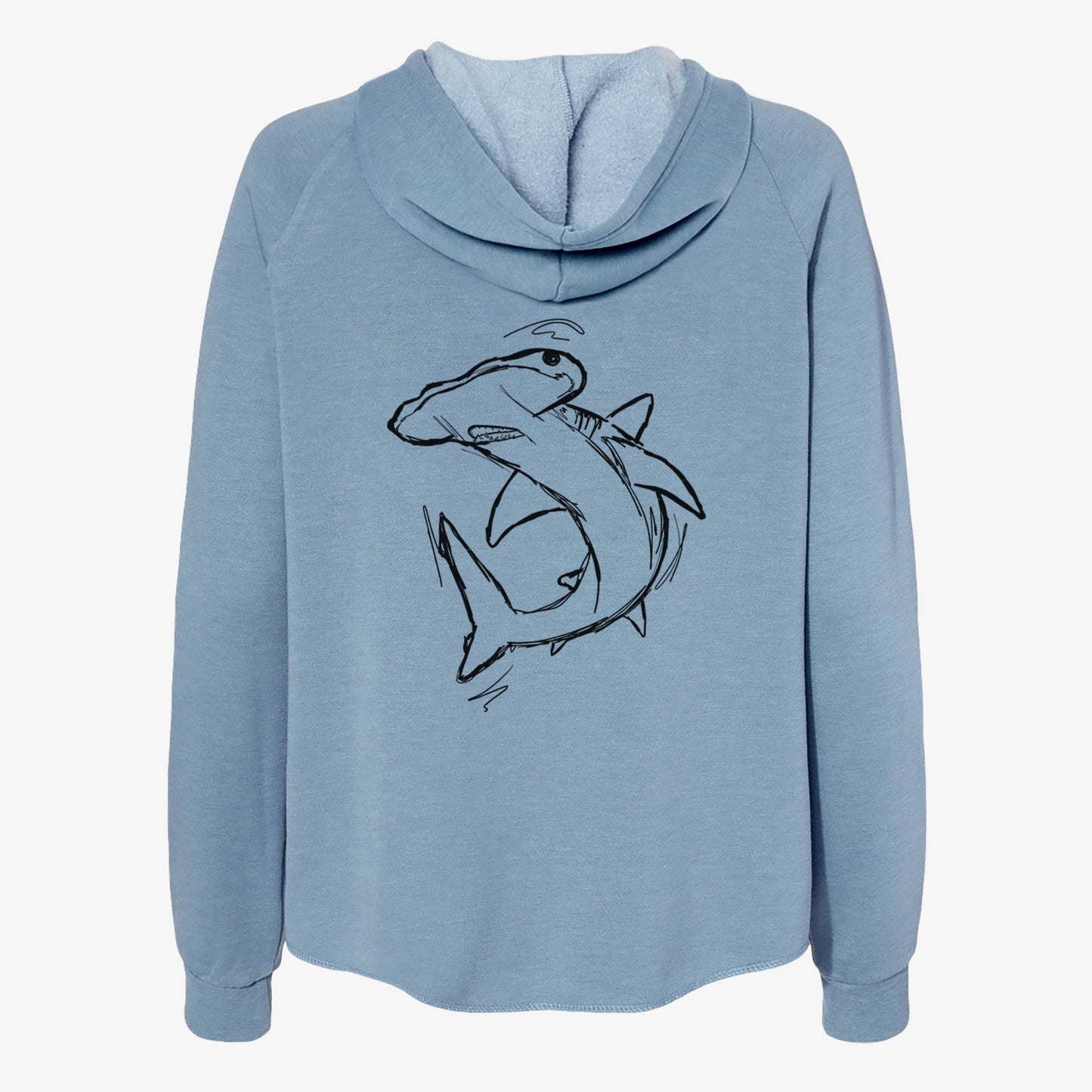 Hammerhead Shark - Women's Cali Wave Zip-Up Sweatshirt