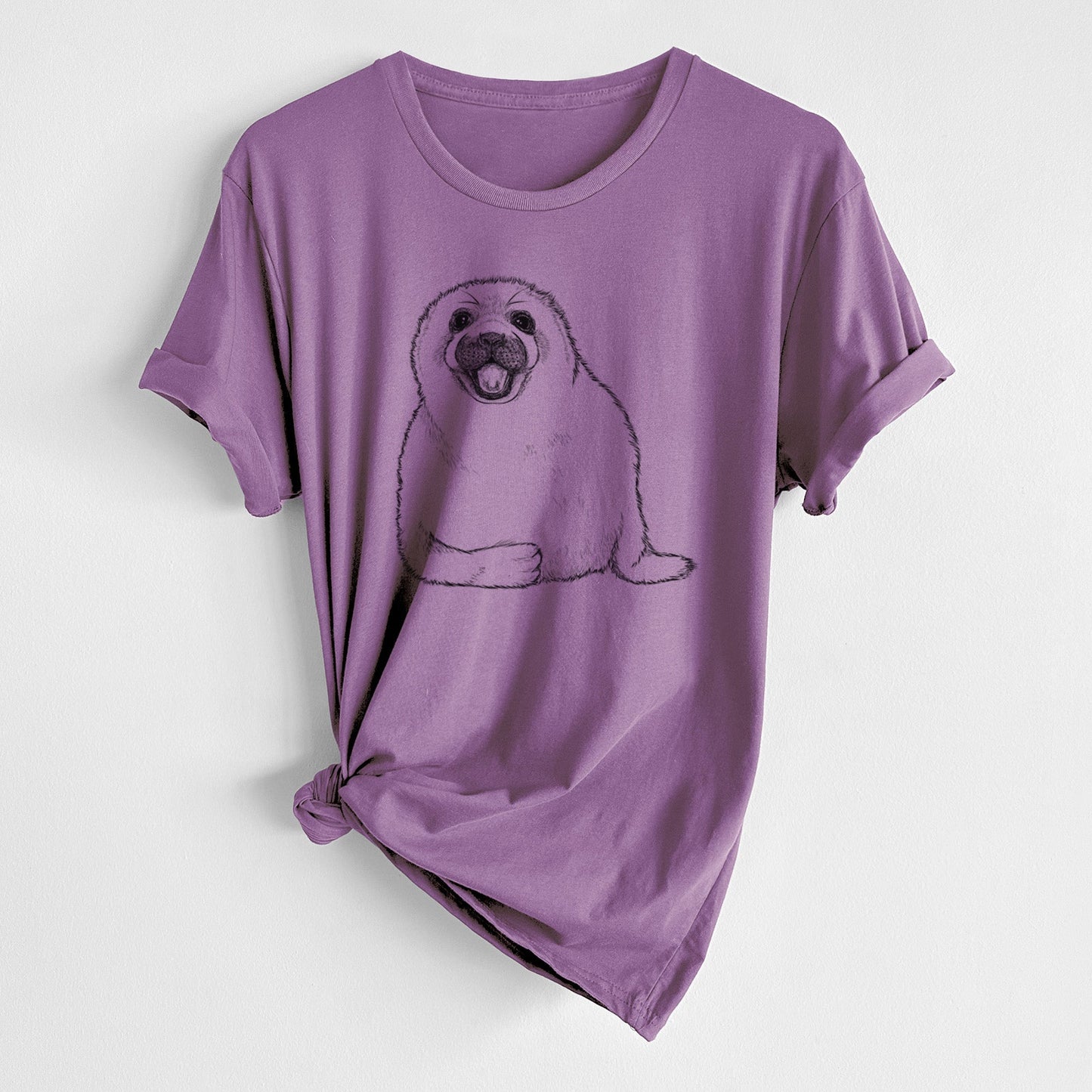 Harp Seal Pup - Pagophilus groenlandicus - Unisex Crewneck - Made in USA - 100% Organic Cotton