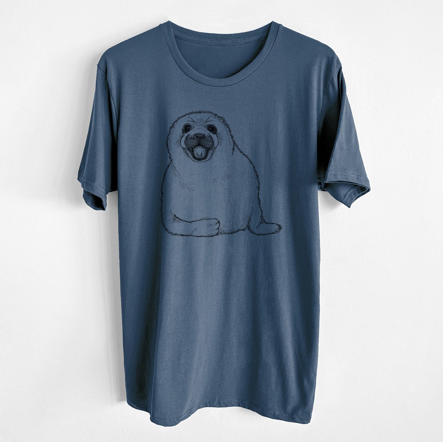 Harp Seal Pup - Pagophilus groenlandicus - Unisex Crewneck - Made in USA - 100% Organic Cotton