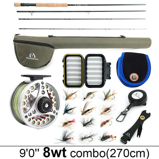 Cast Your Dreams: Maximumcatch Fly Fishing Rod and Reel Combo - Your Gateway to Precision and Performance"