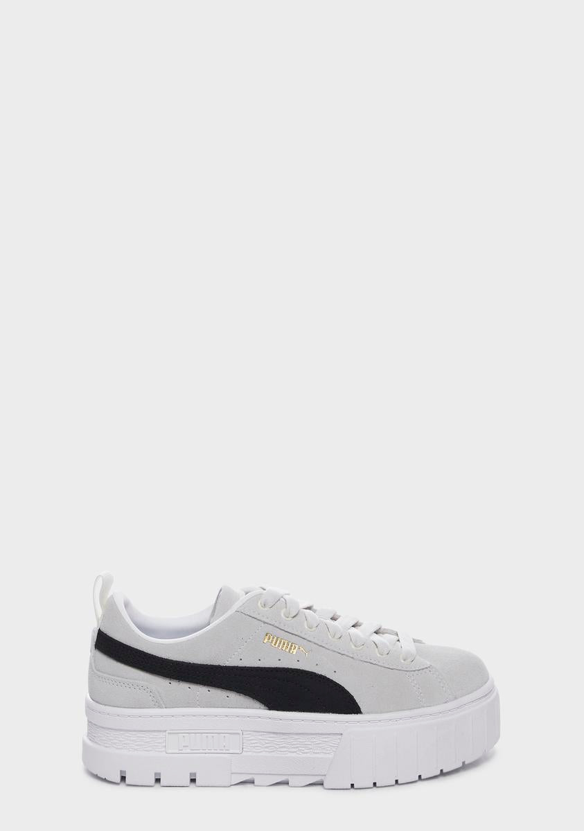 Cream Mayze Flatform Sneakers