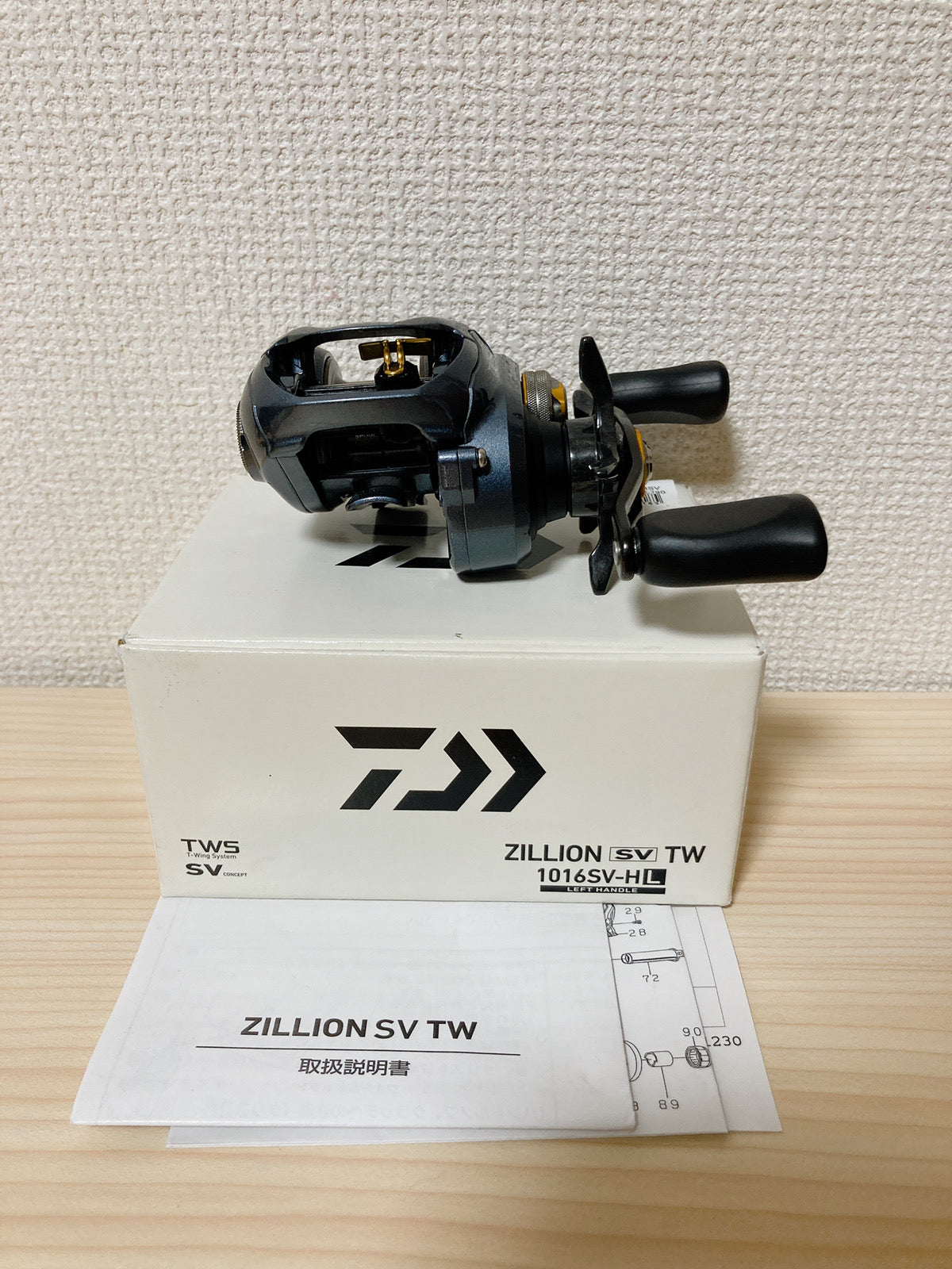 DAIWA Baitcasting Reel 16 Zillion SV TW 1016SV-HL Left Gear Ratio 6.3:1 IN BOX