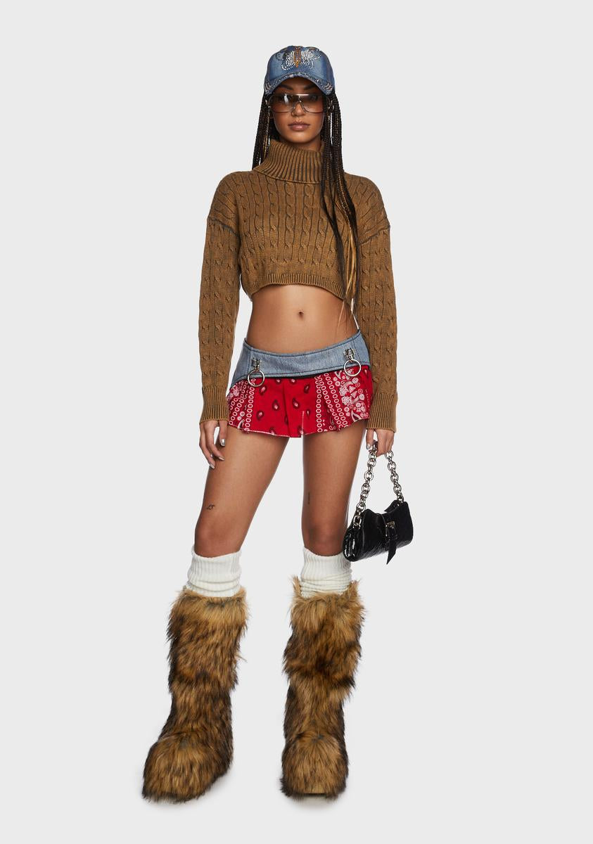 Stop And Stare Turtleneck Sweater