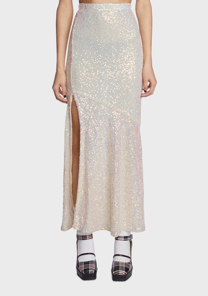 Close Your Eyes Sequin Skirt