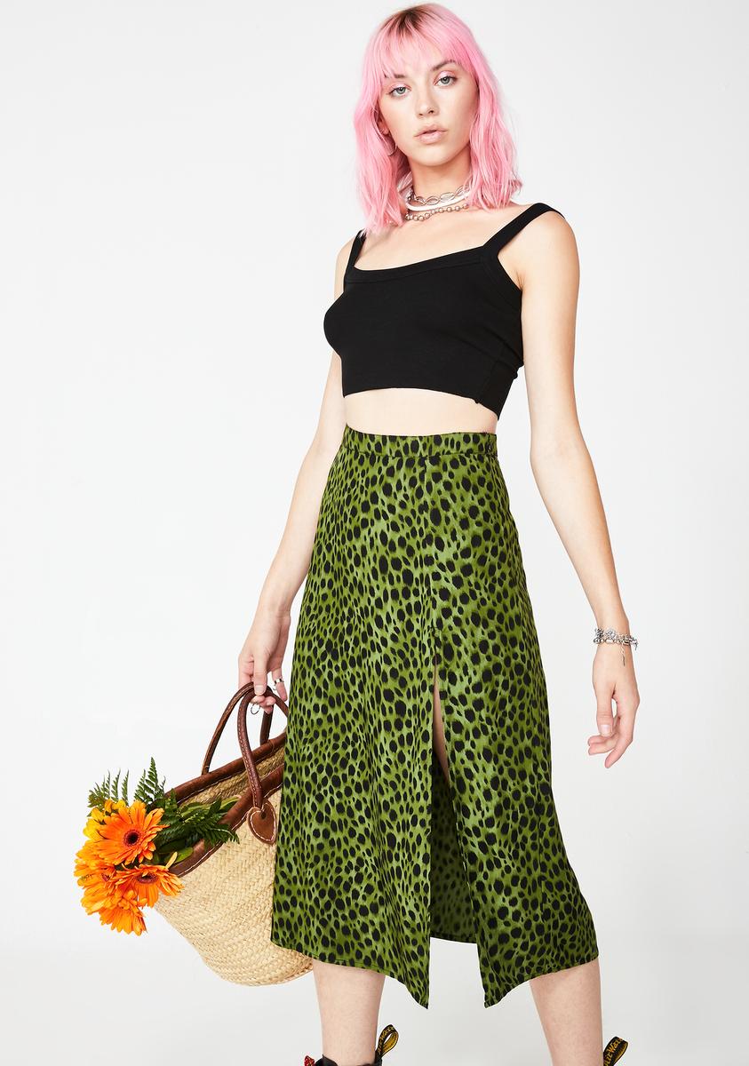 Cheetah Saika Skirt