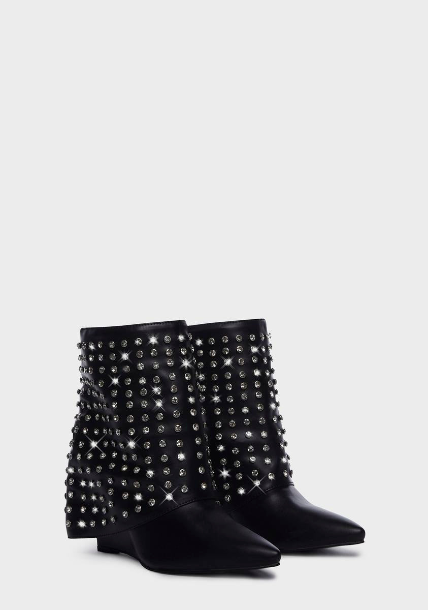 Marina Rhinestone Booties