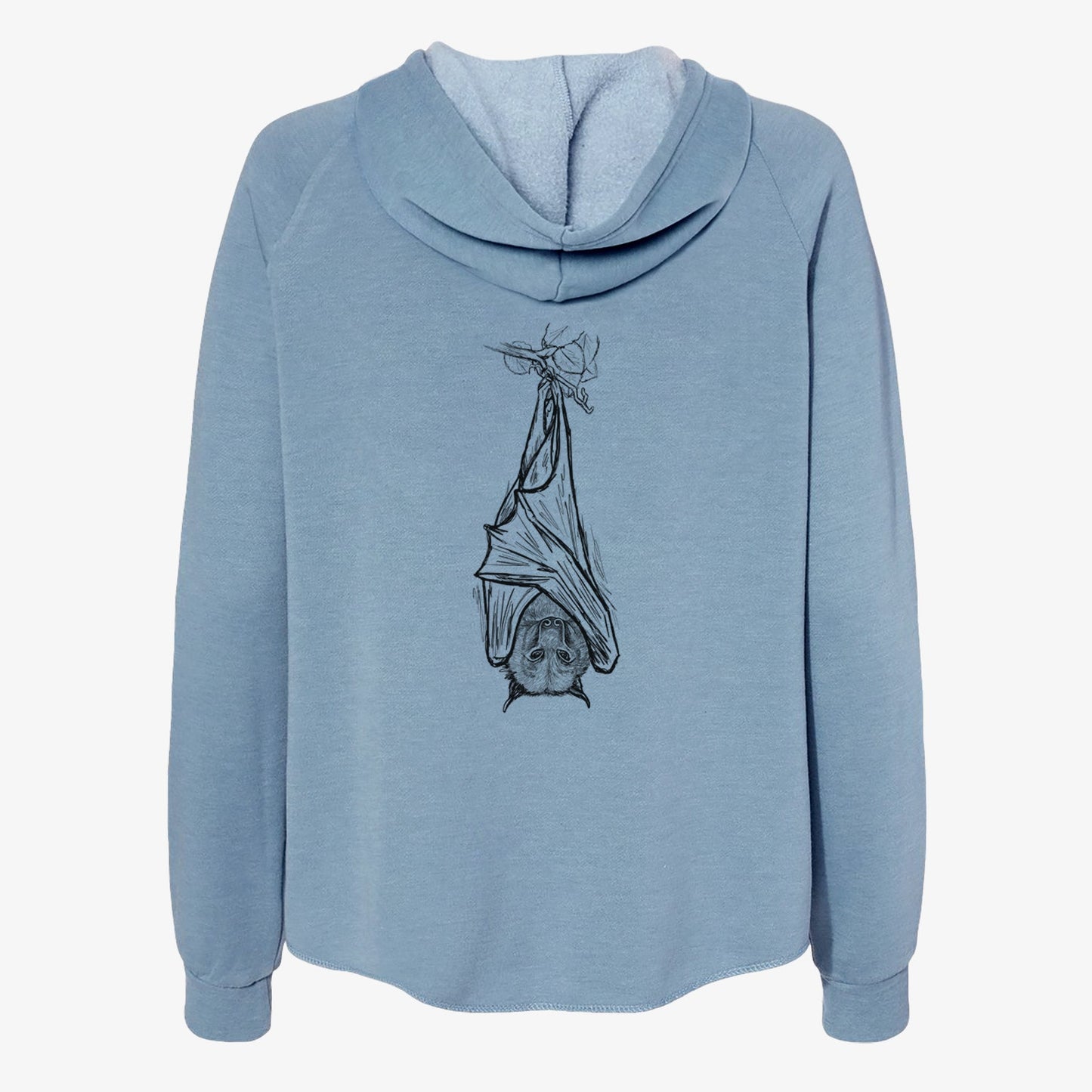 Pteropus vampyrus - Large Flying Fox - Women's Cali Wave Zip-Up Sweatshirt
