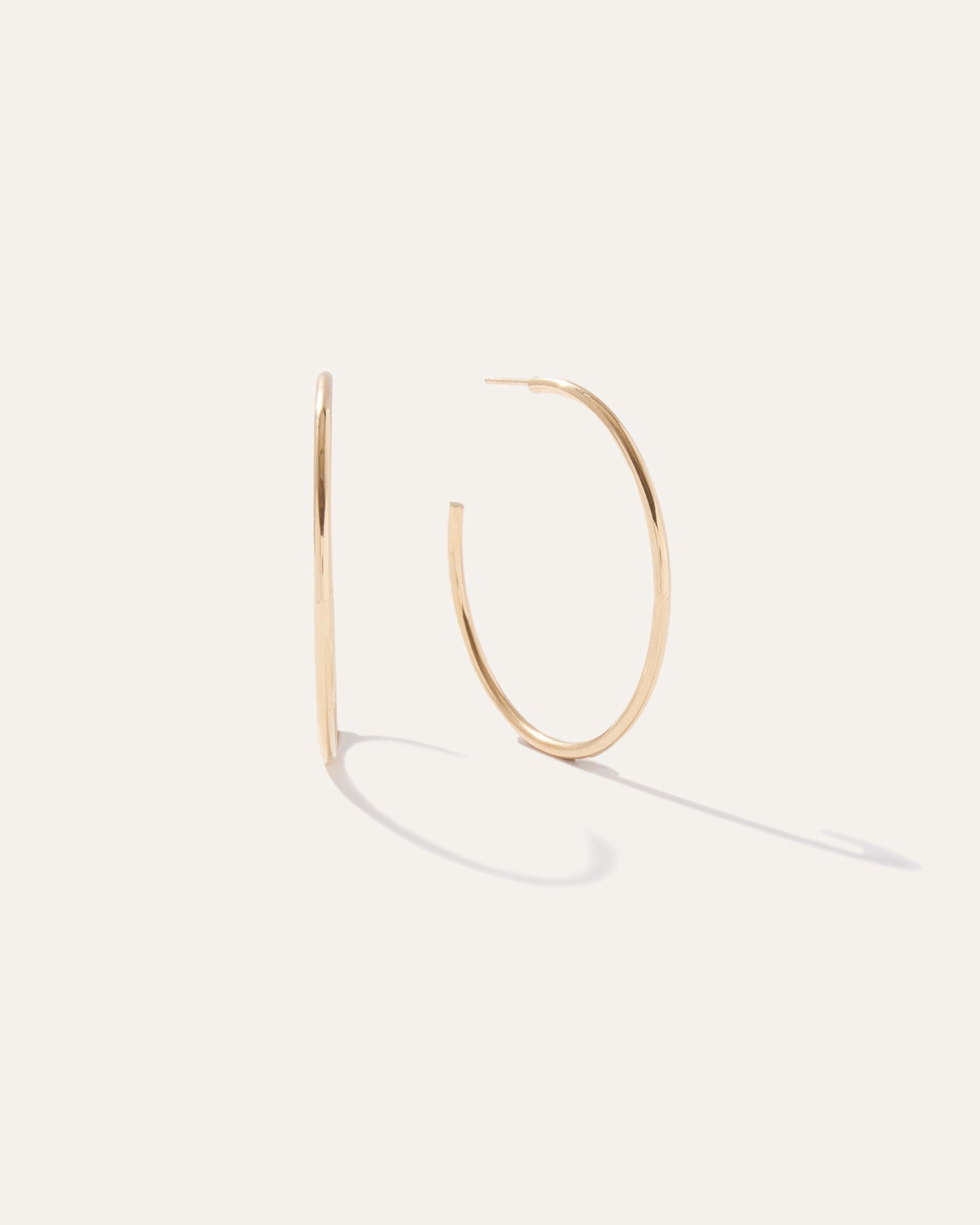 14K Gold Barcelona 45MM Hoops