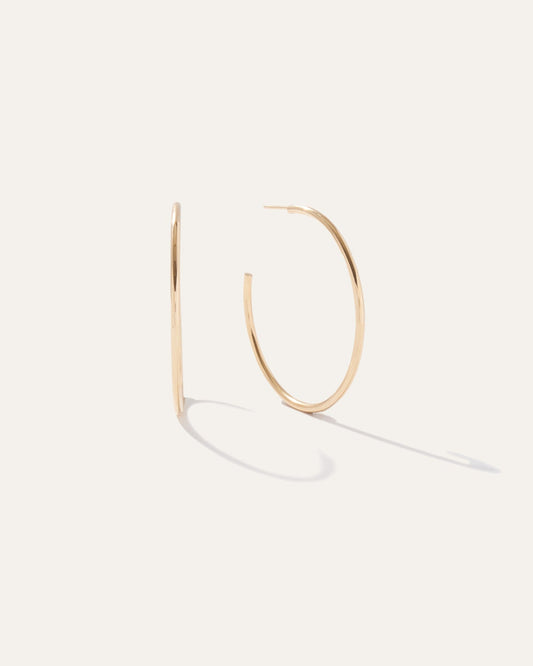 14K Gold Barcelona 45MM Hoops