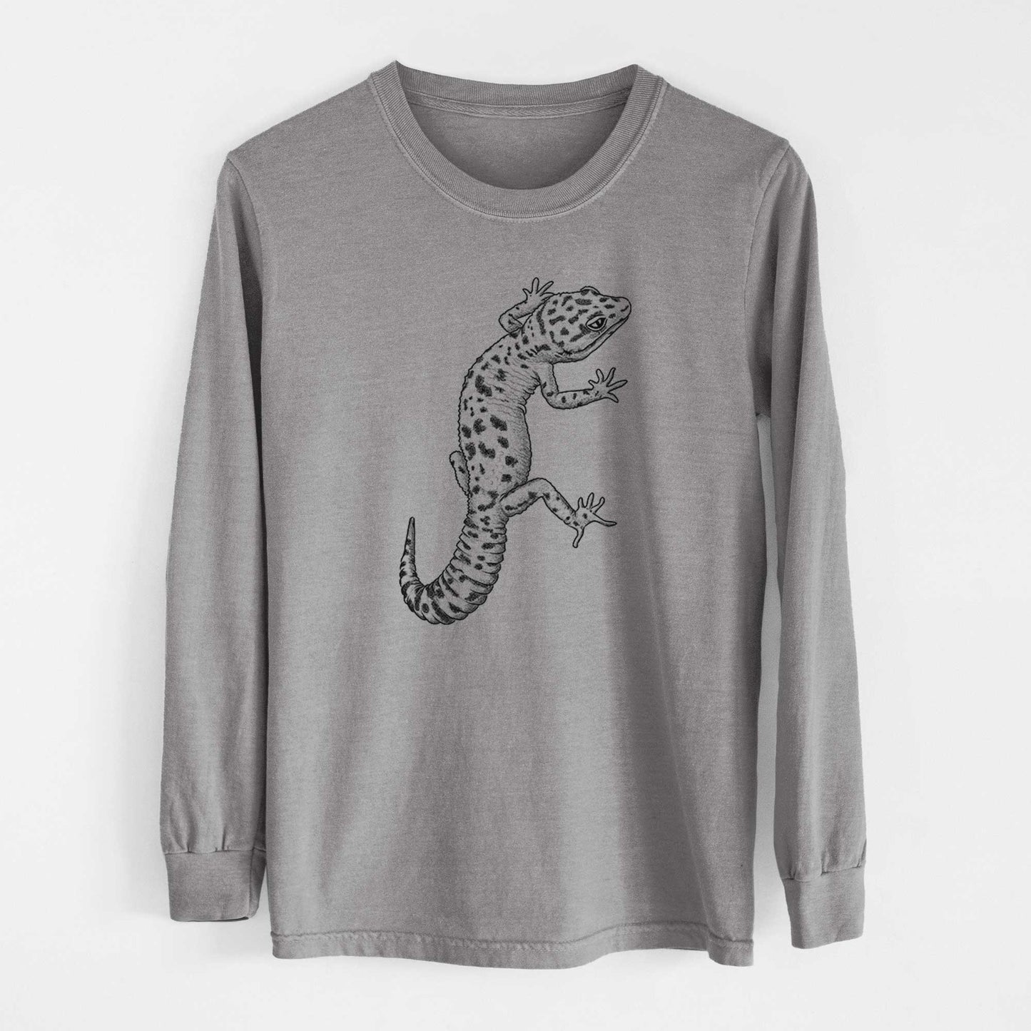 Eublepharis macularius - Leopard Gecko - Heavyweight 100% Cotton Long Sleeve