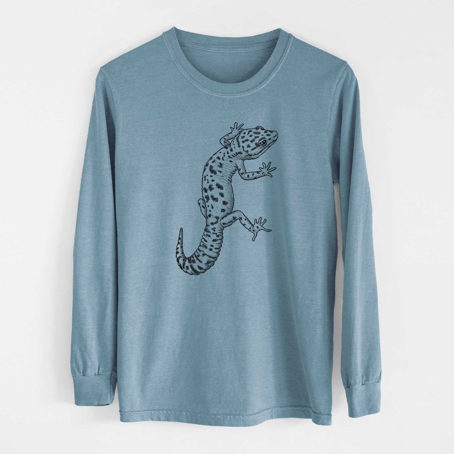 Eublepharis macularius - Leopard Gecko - Heavyweight 100% Cotton Long Sleeve