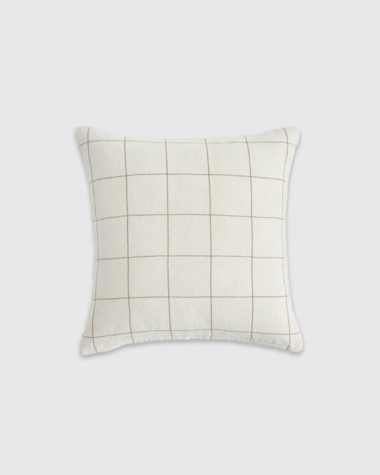Linen Grid Pillow cover
