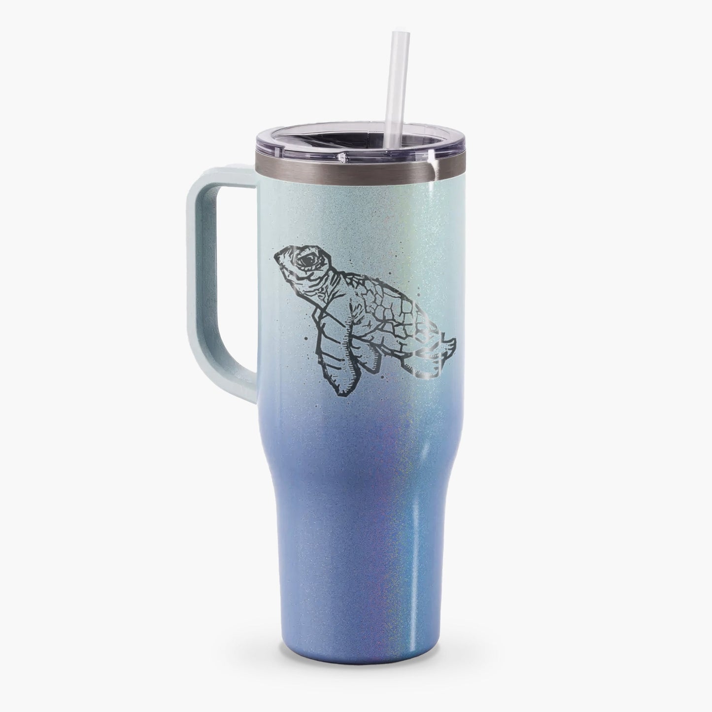 Baby Sea Turtle - 40oz Tumbler with Handle