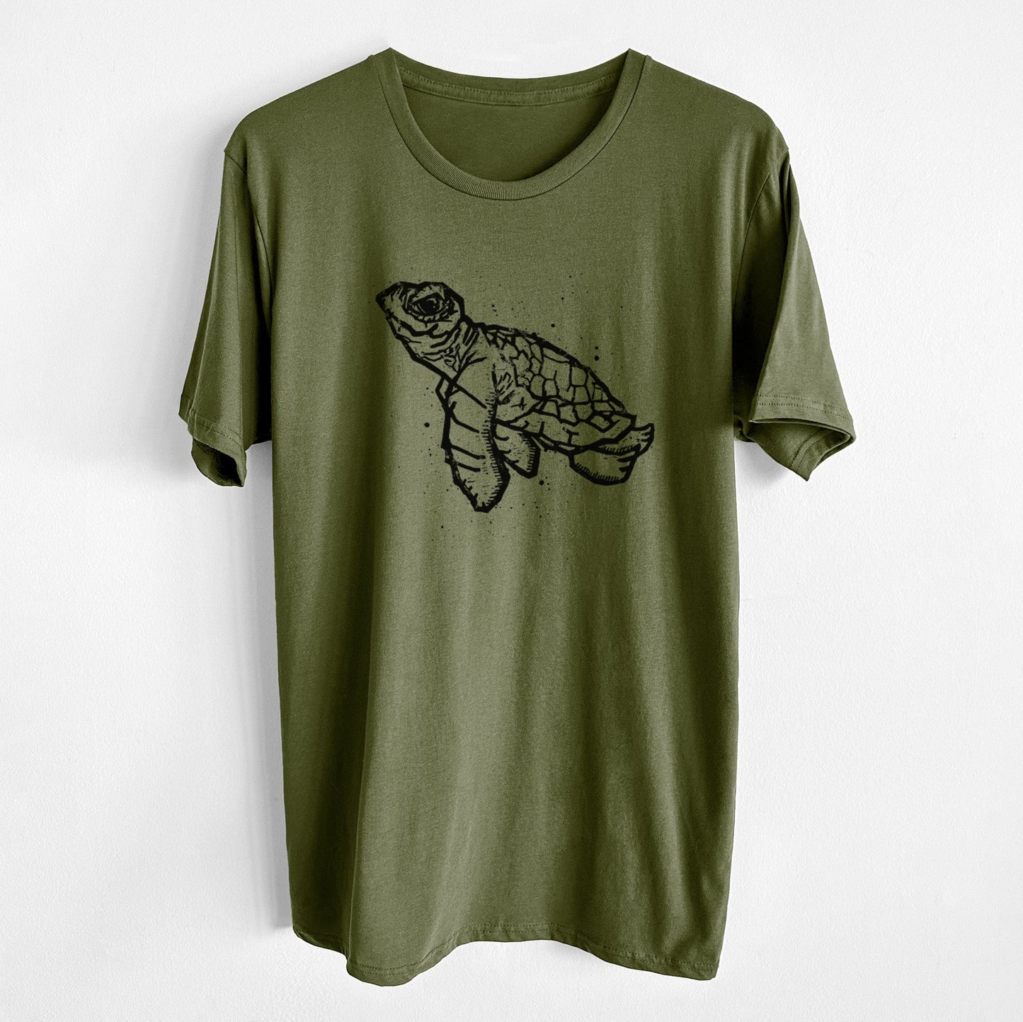 Baby Sea Turtle - Unisex Crewneck - Made in USA - 100% Organic Cotton