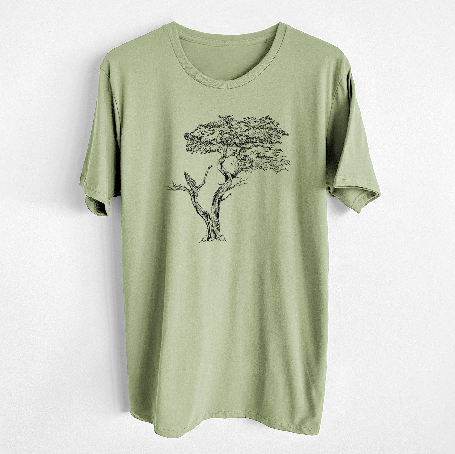 The Lone Cypress - Cupressus Macrocarpa - Monterey Cypress - Unisex Crewneck - Made in USA - 100% Organic Cotton