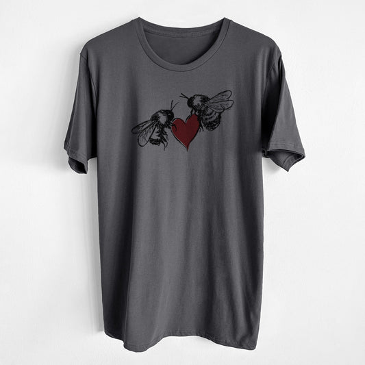 Love Bees - Unisex Crewneck - Made in USA - 100% Organic Cotton