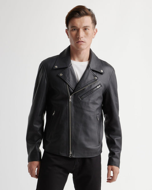 100% Leather Motorcycle Jacket