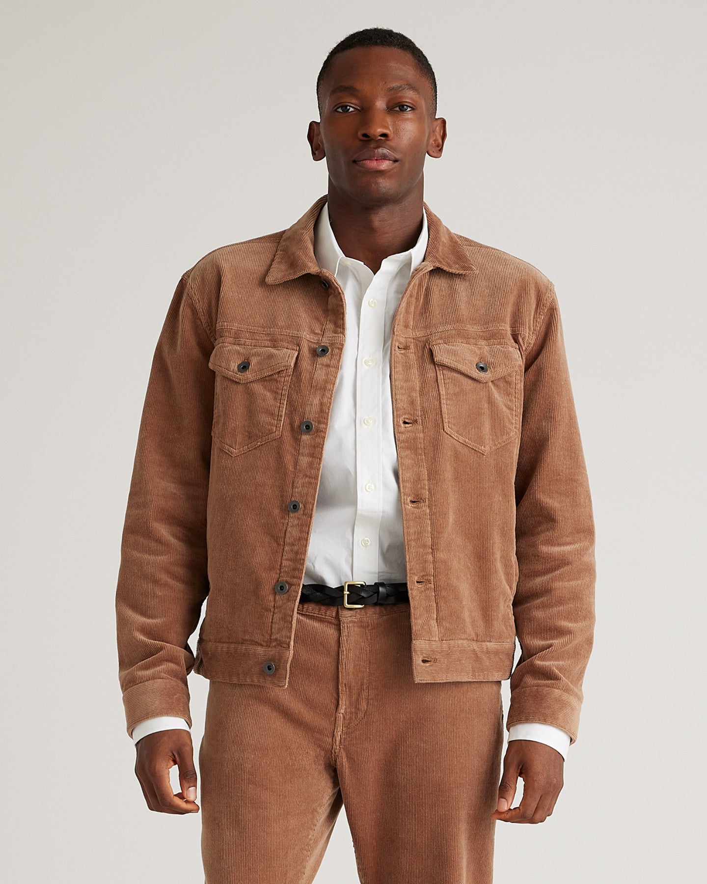 Organic Stretch Corduroy Trucker Jacket