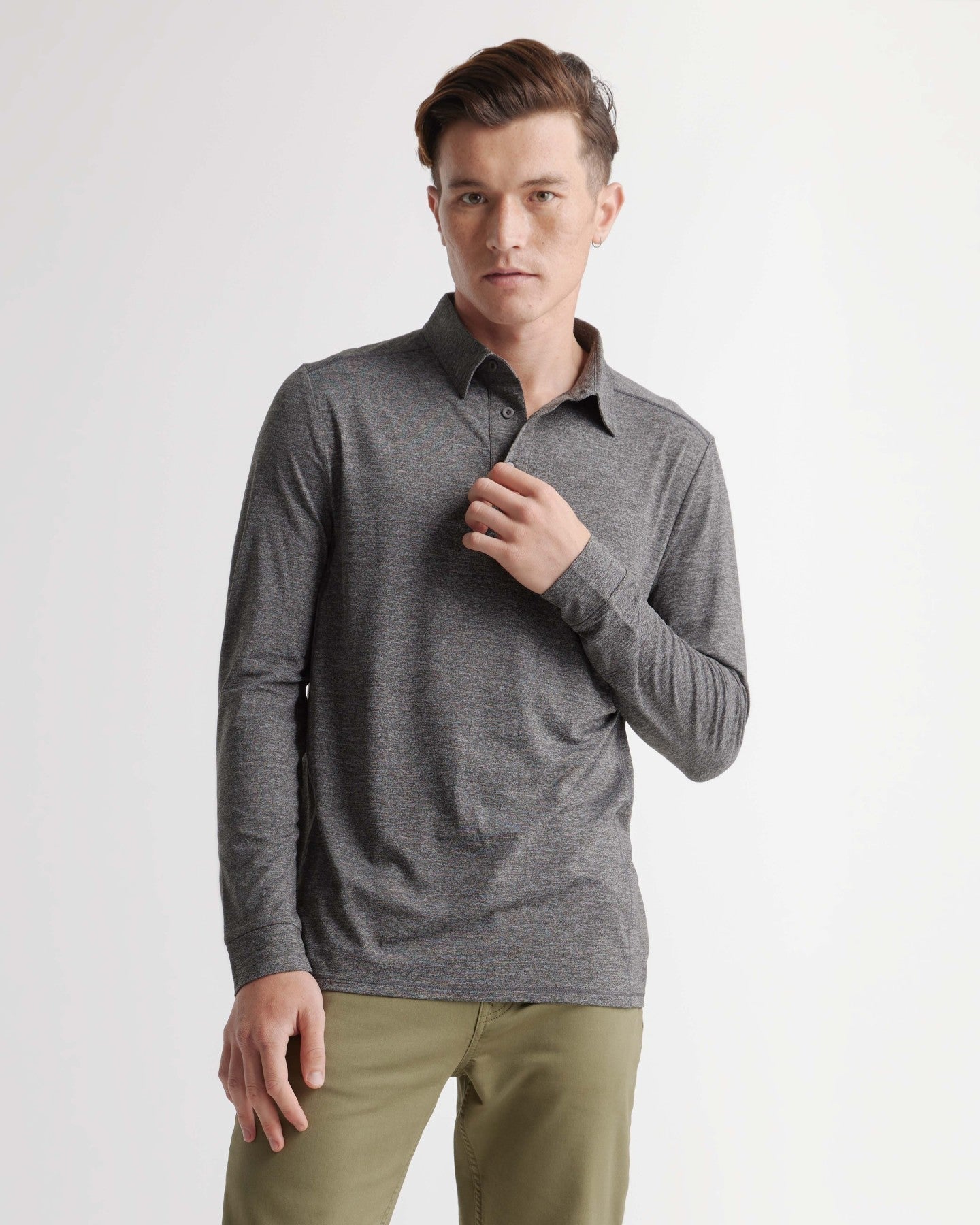 Flowknit Breeze Performance Long Sleeve Polo