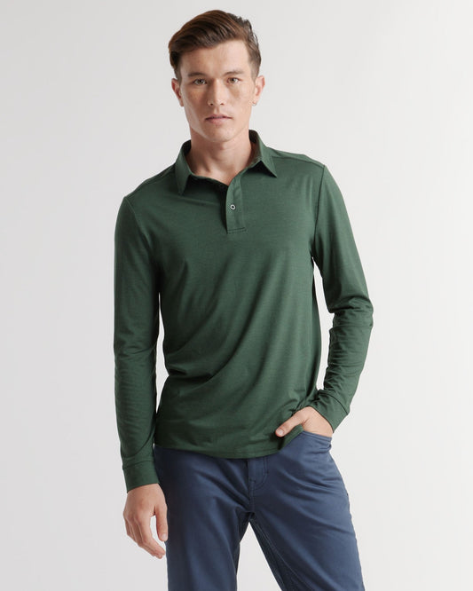 Flowknit Breeze Performance Long Sleeve Polo