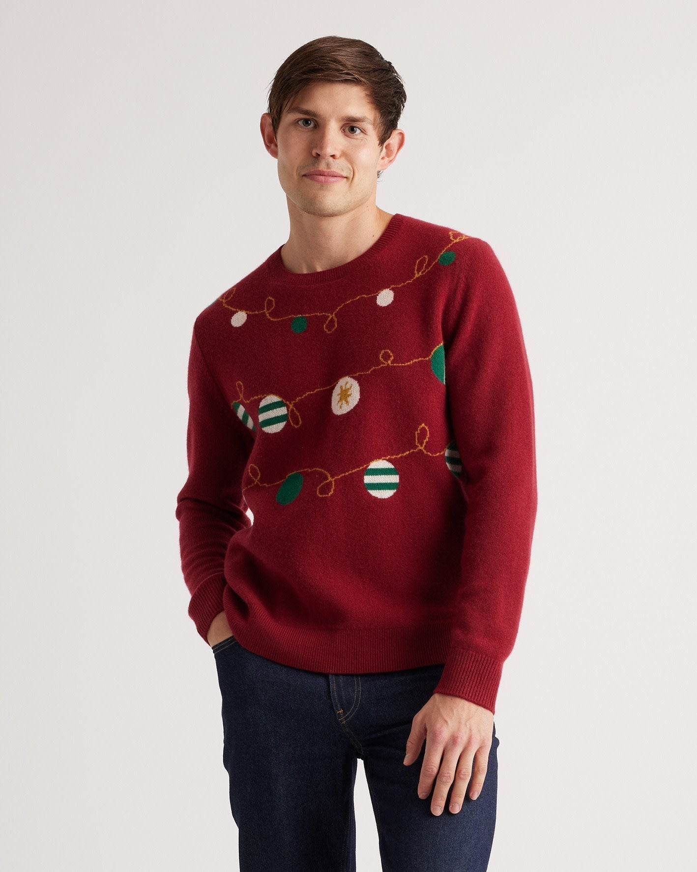 Mongolian Cashmere Christmas Sweater