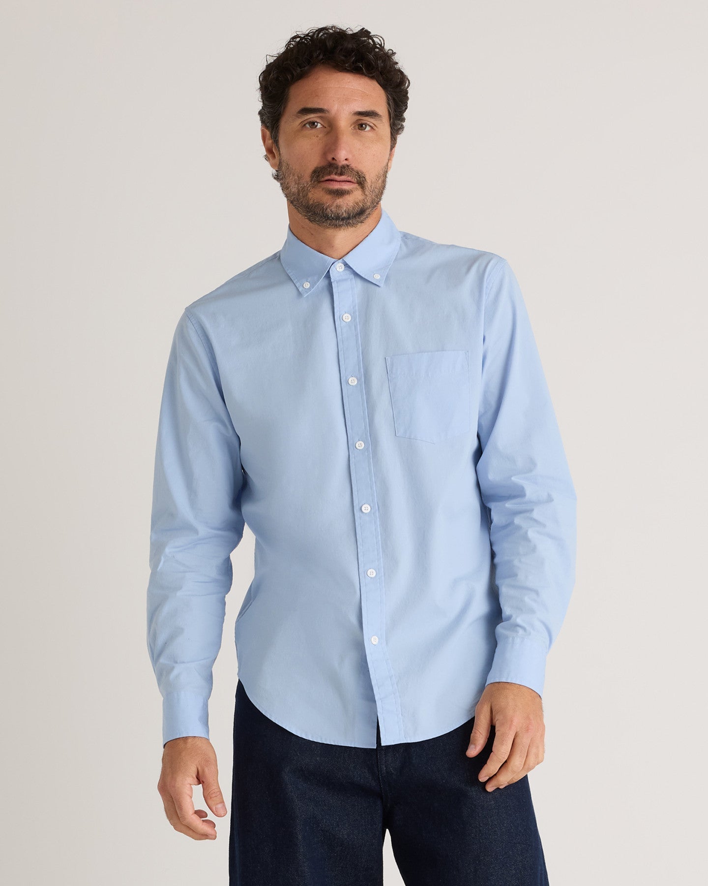 Organic Cotton Stretch Poplin Shirt