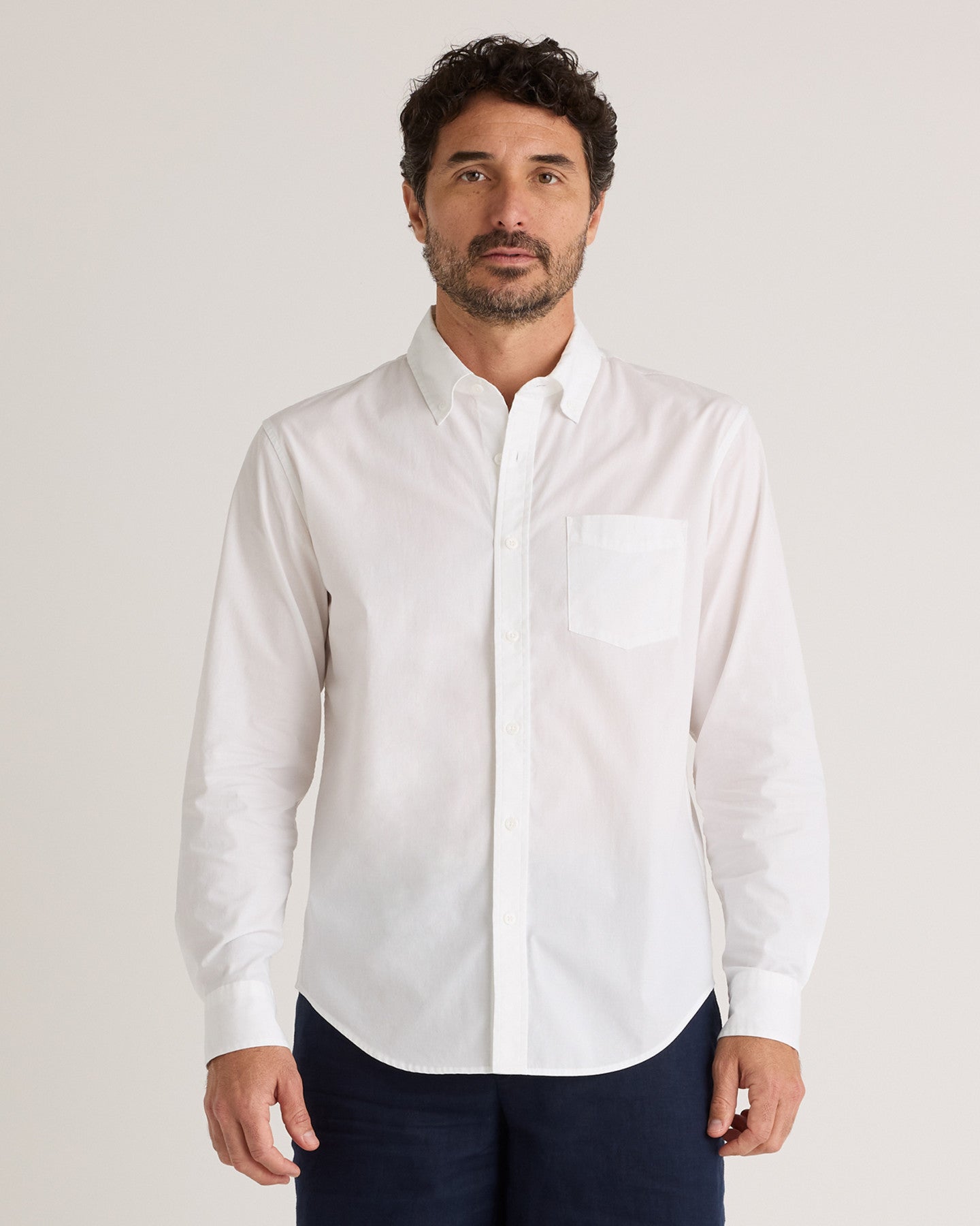 Organic Cotton Stretch Poplin Shirt
