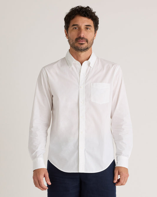 Organic Cotton Stretch Poplin Shirt
