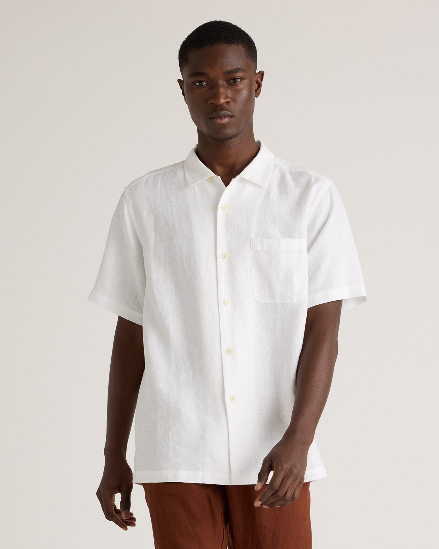 100% European Linen Camp Shirt